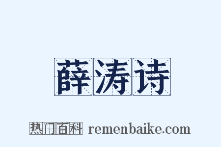 薛涛诗是什么意思的图片